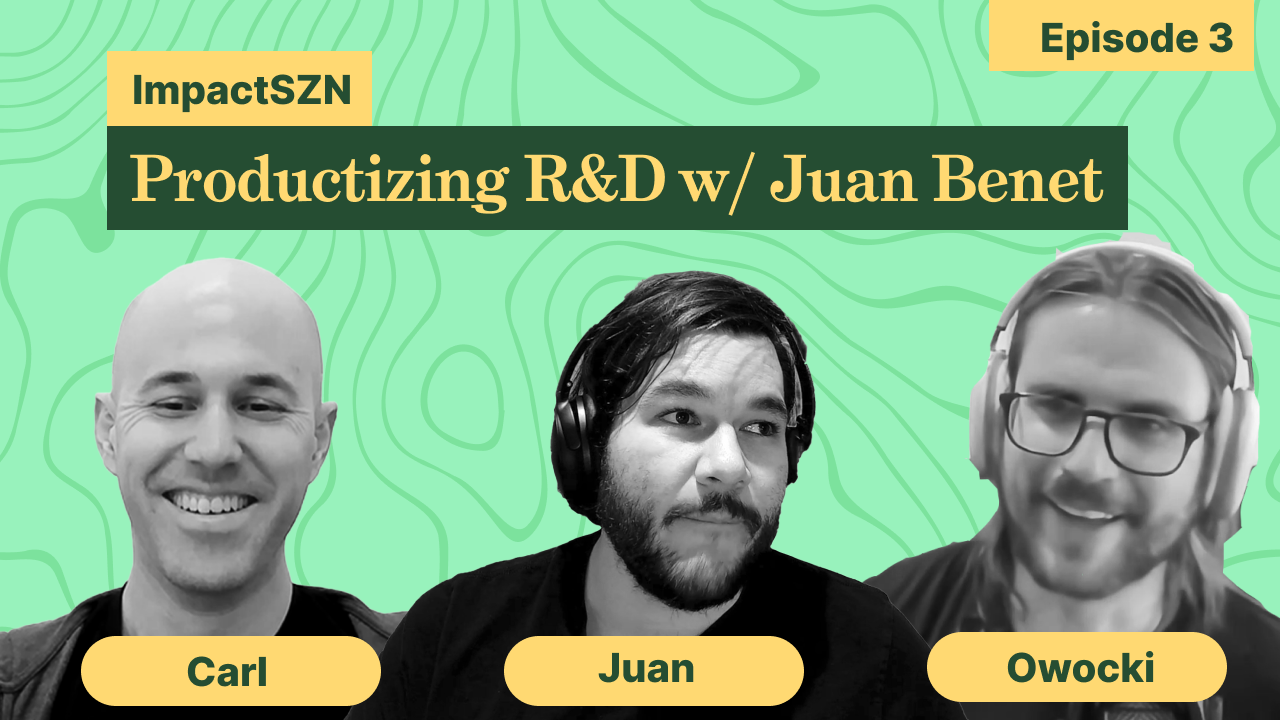 Productizing R&D w/ Juan Benet coverart