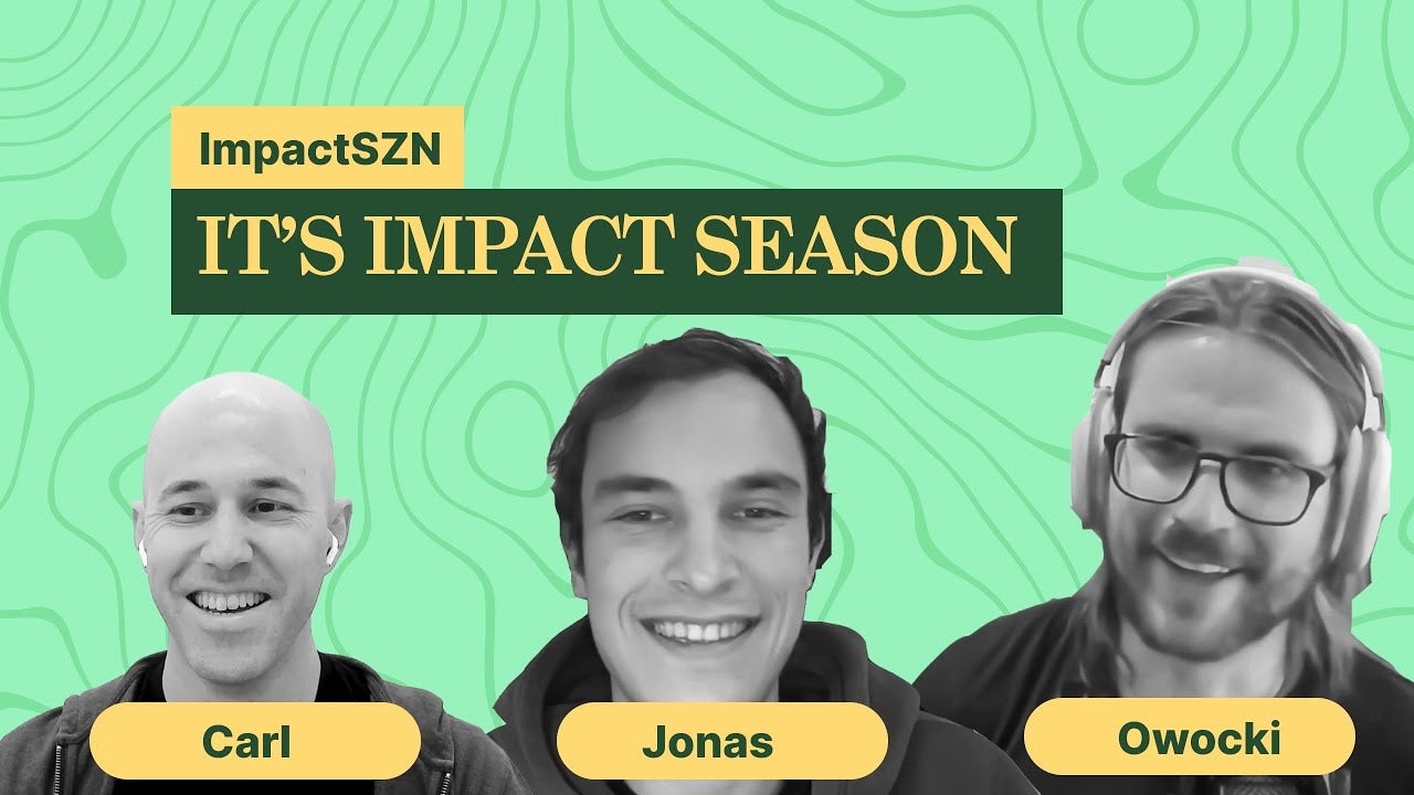 It's Impact Season with Jonas, Carl, and Owocki coverart