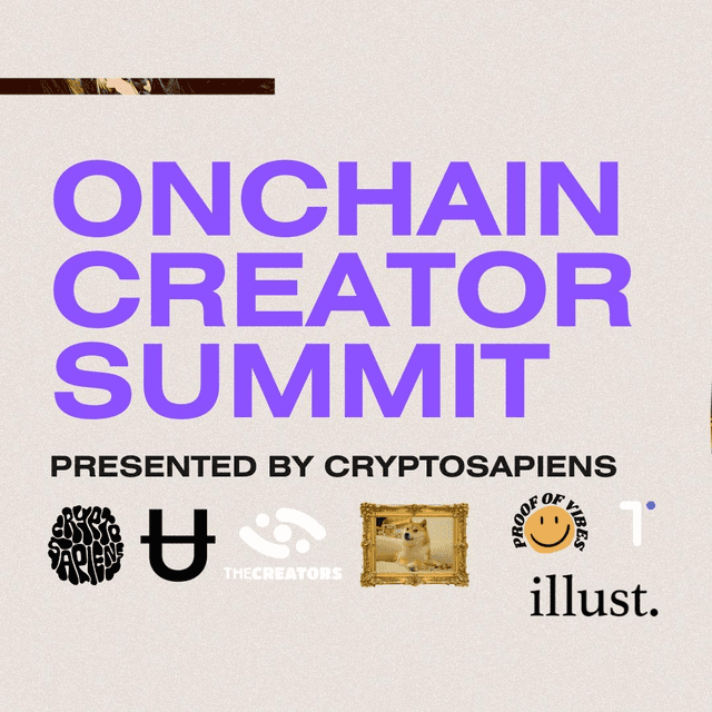 Onchain Creator Summit
