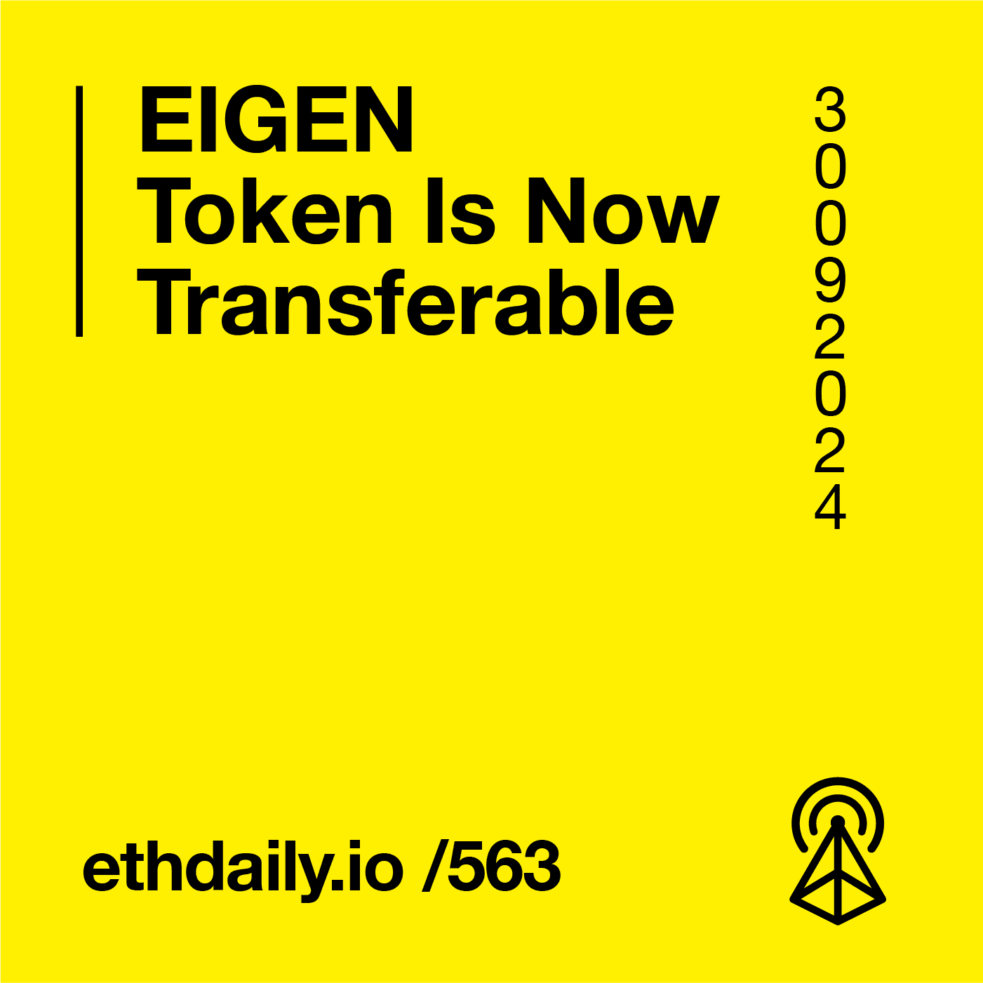 EIGEN Token Is Now Transferable coverart