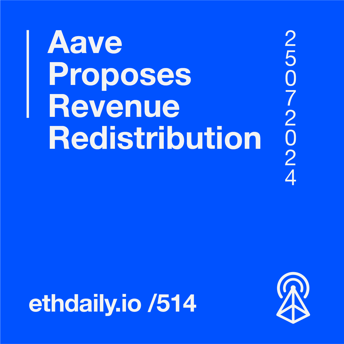 Aave Proposes Revenue Redistribution coverart