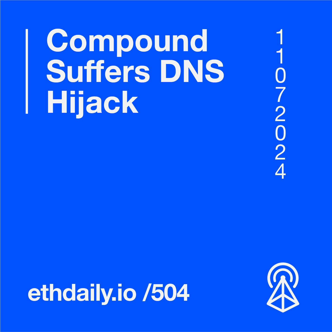 Compound Suffers DNS Hijack coverart