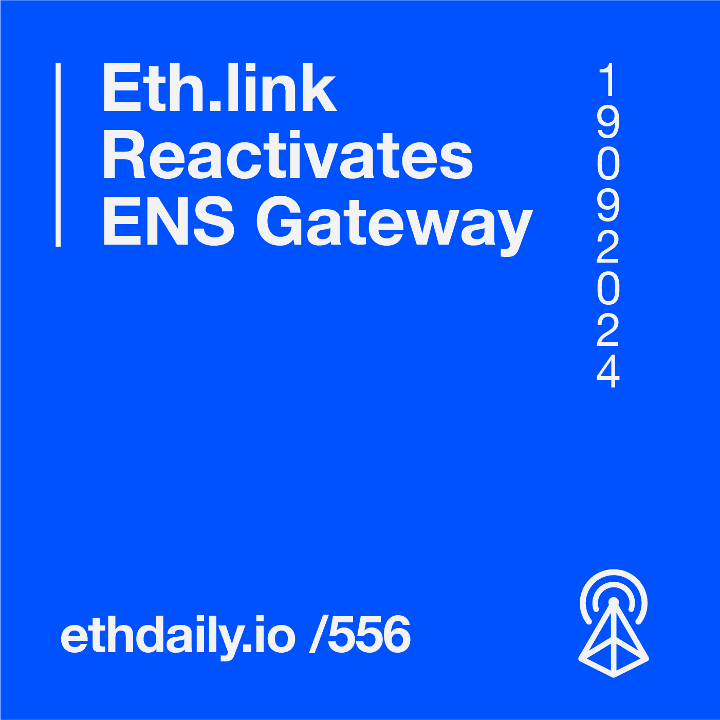 Eth.link ENS Gateway Reactivates coverart