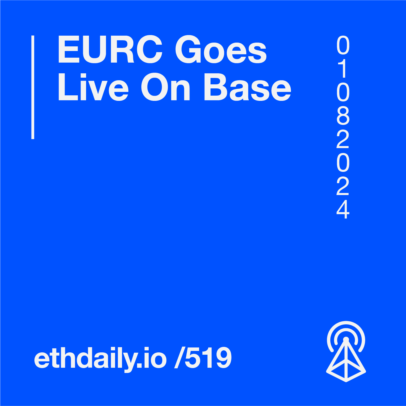 EURC Goes Live On Base coverart