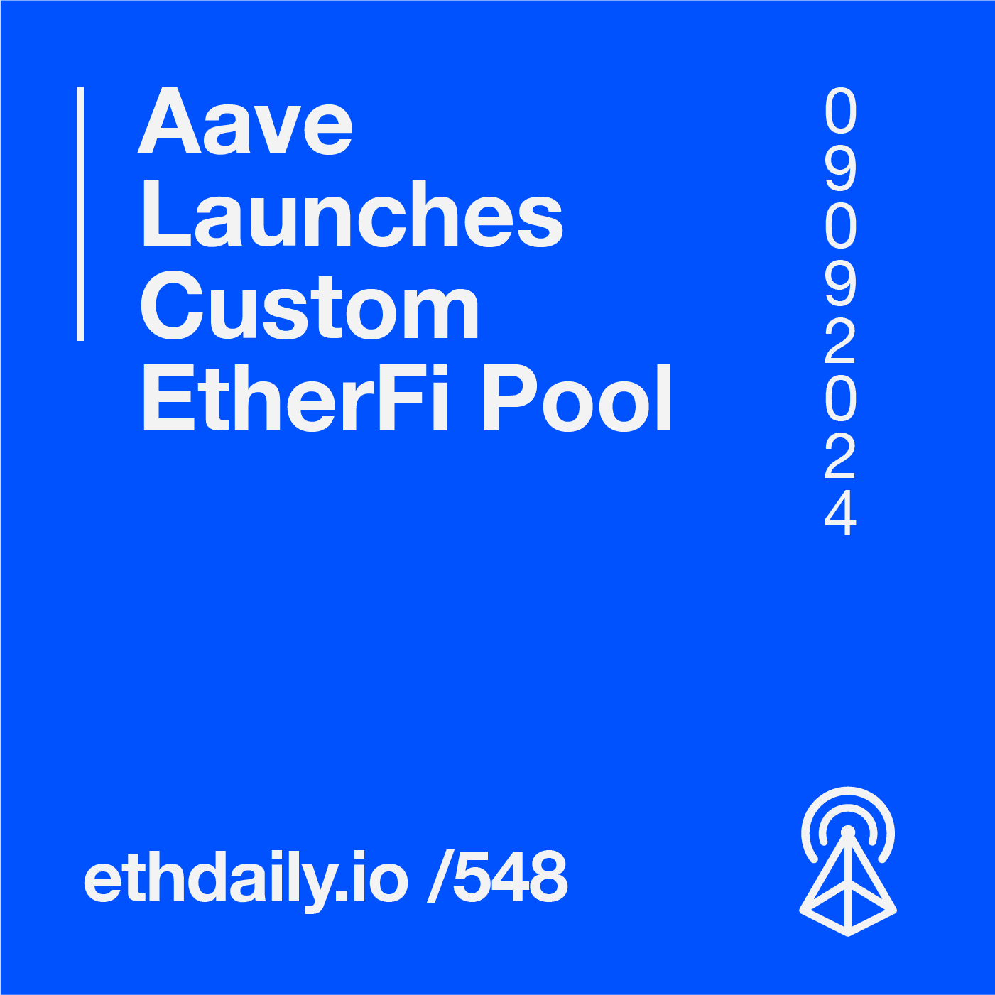 Aave Launches Custom EtherFi Pool coverart