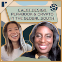 artwork for S9 E8 | Event Design Playbook & Crypto in the Global South w/Gloria Kimbwala (Sei Foundation)