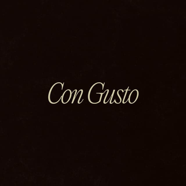 Con Gusto's Cover Art