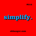 artwork for 016 - simplify.