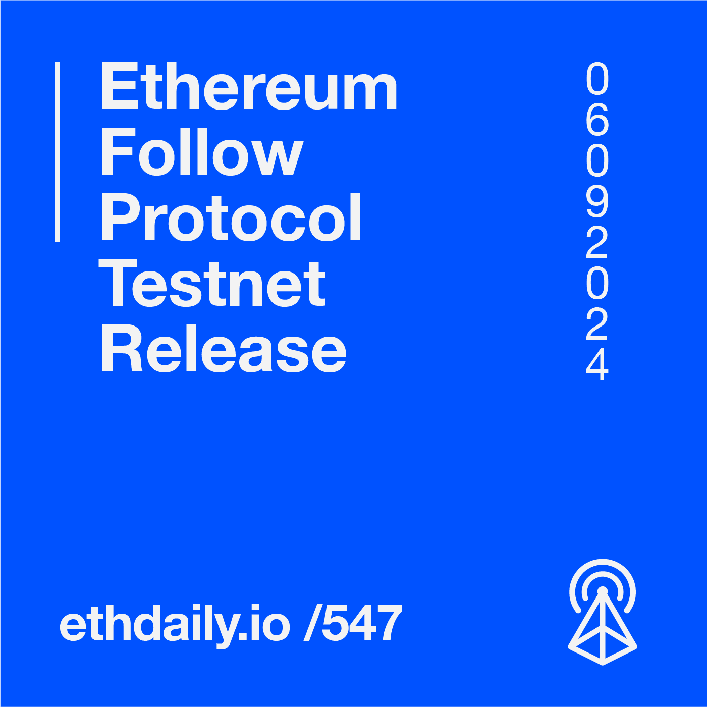 Ethereum Follow Protocol Testnet Release coverart