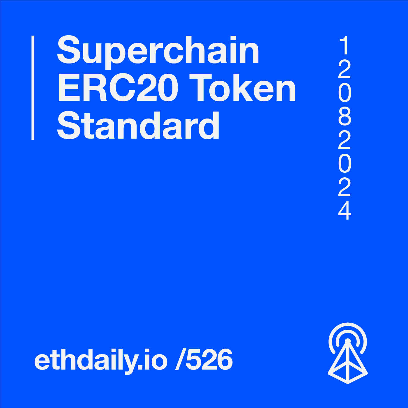 Superchain ERC20 Token Standard coverart