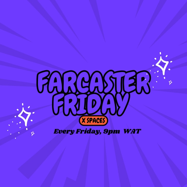 farcaster friday spaces cover art
