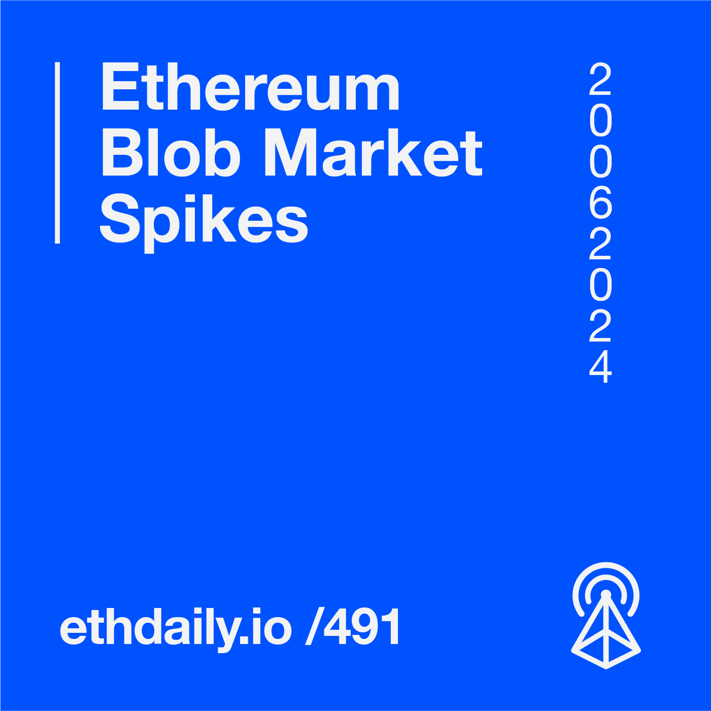 Ethereum Blob Market Spikes coverart