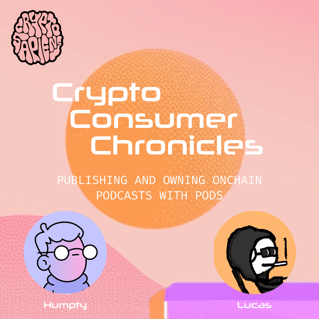 Publishing and owning onchain podcasts with Pods coverart