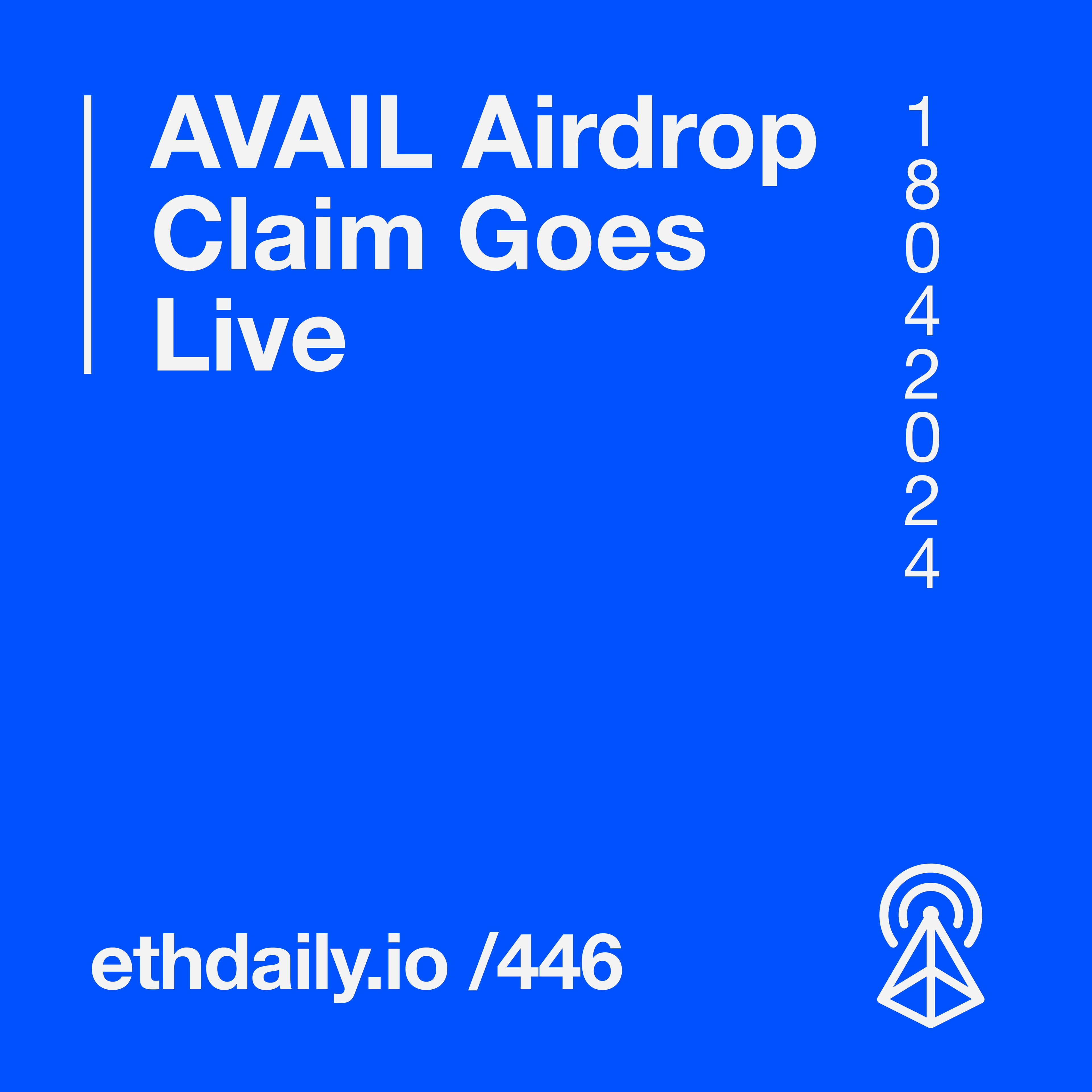 AVAIL Airdrop Claim Goes Live coverart