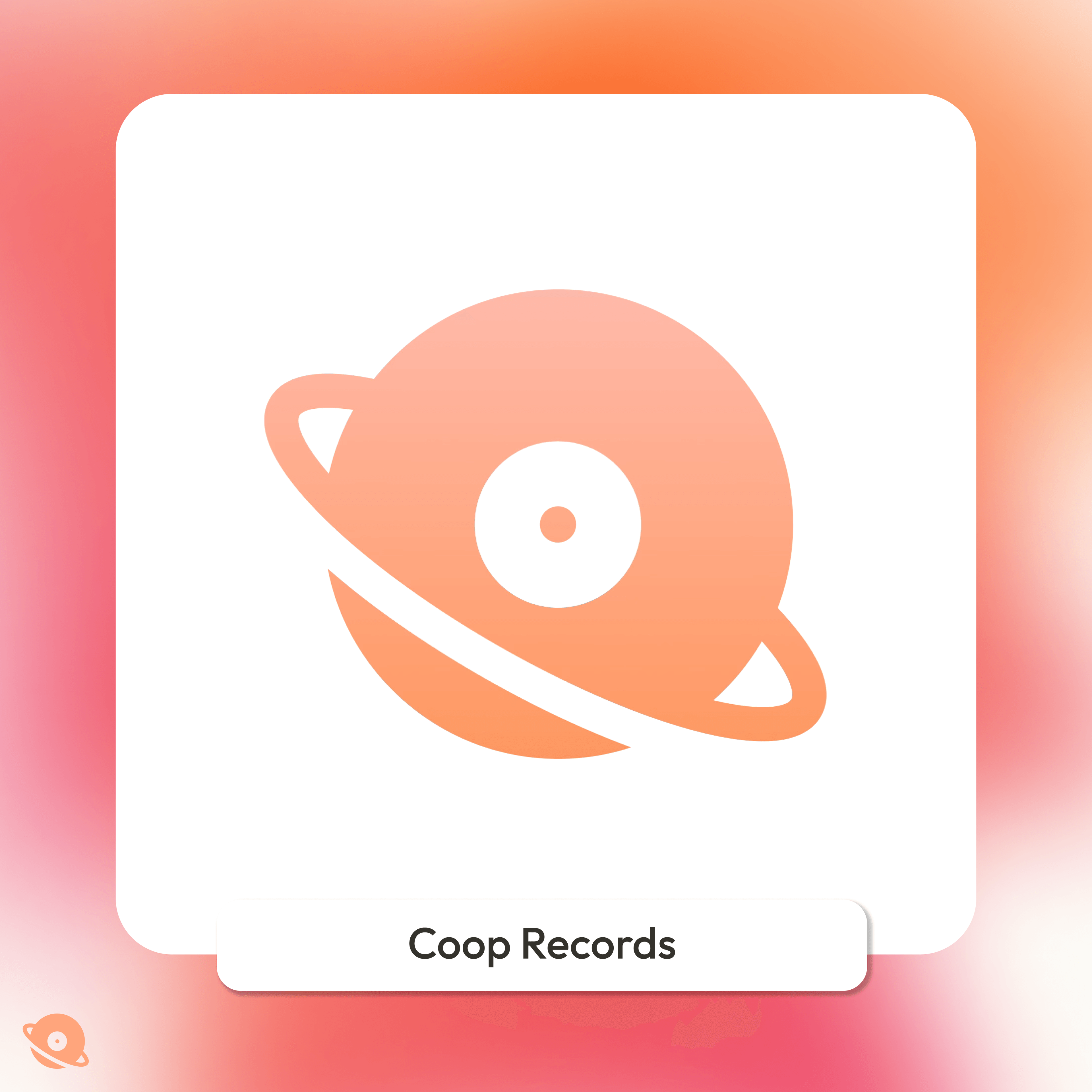 Onchain record labels with Coop Records coverart