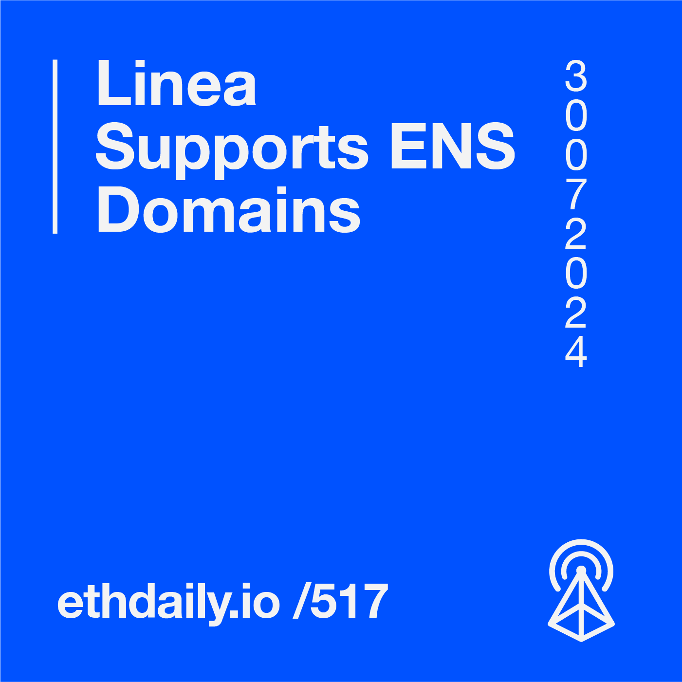 Linea Supports ENS Domains coverart