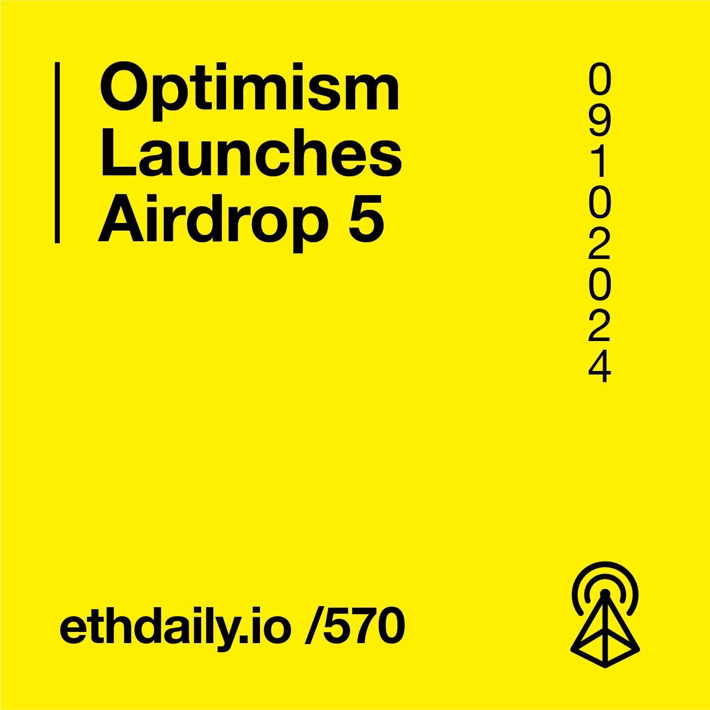 Optimism Launches Airdrop 5 coverart