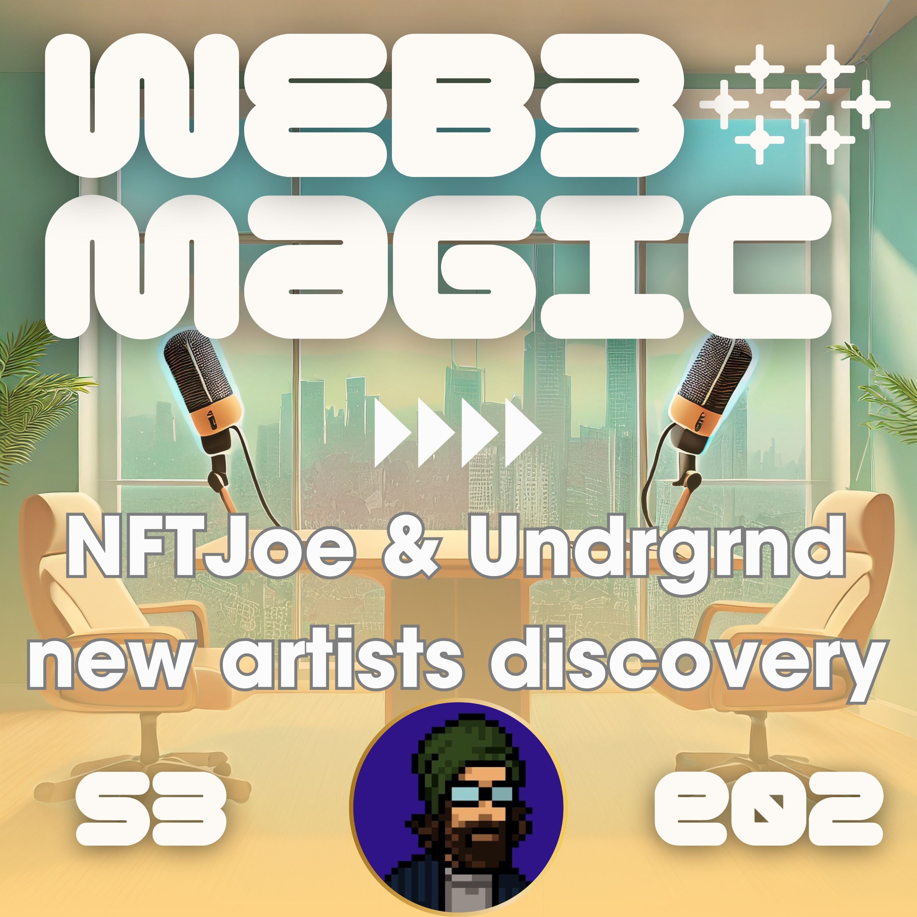 NFTJoe & UNDRGRND Magazine - Building New Artists Discovery Engine coverart