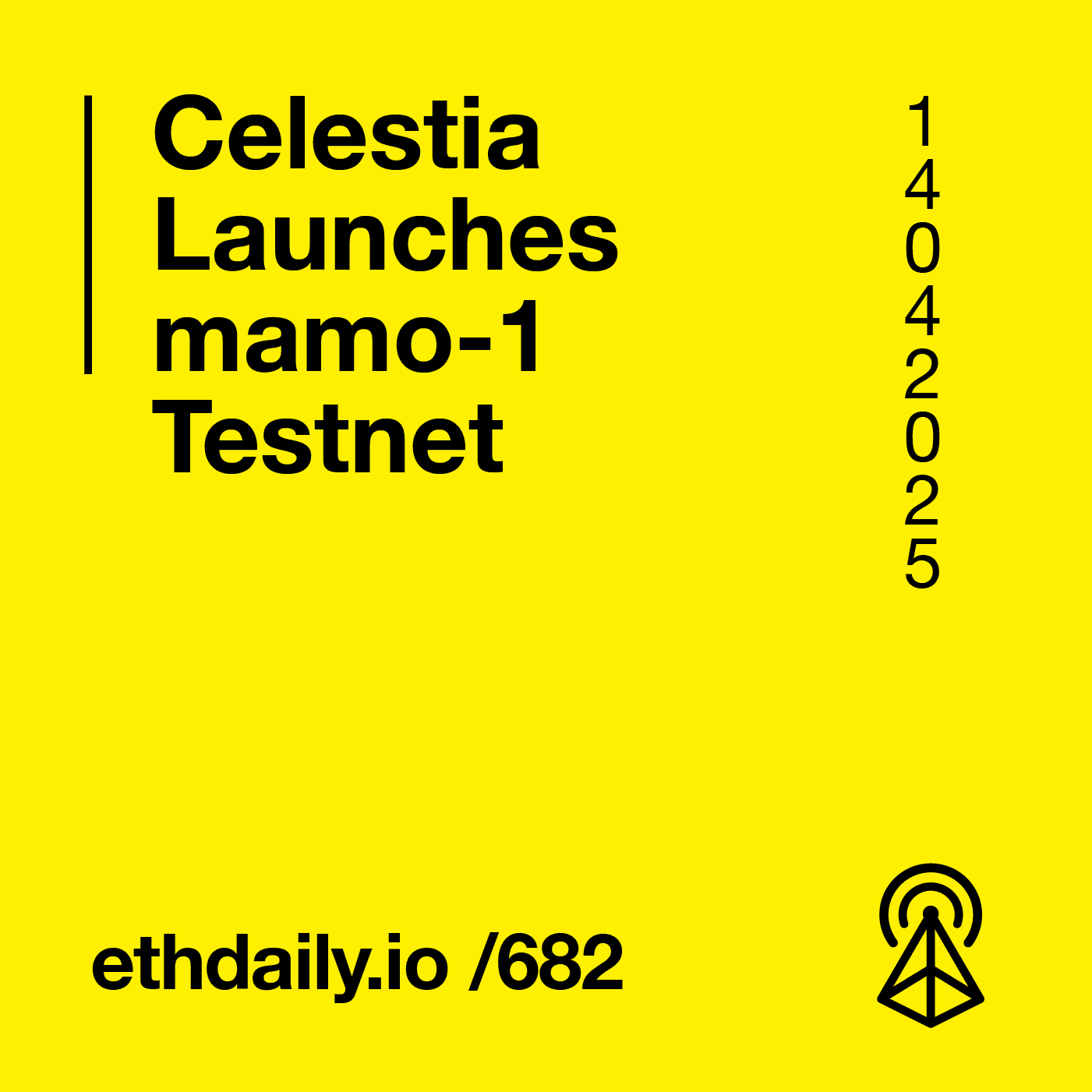 Celestia Launches mamo-1 Testnet coverart