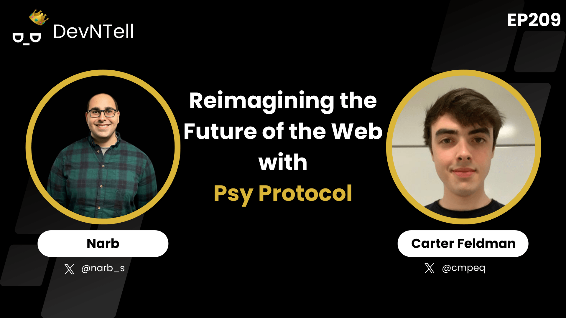 DevNTell - Reimagining the Future of the Web with Psy Protocol feat. Carter Feldman coverart
