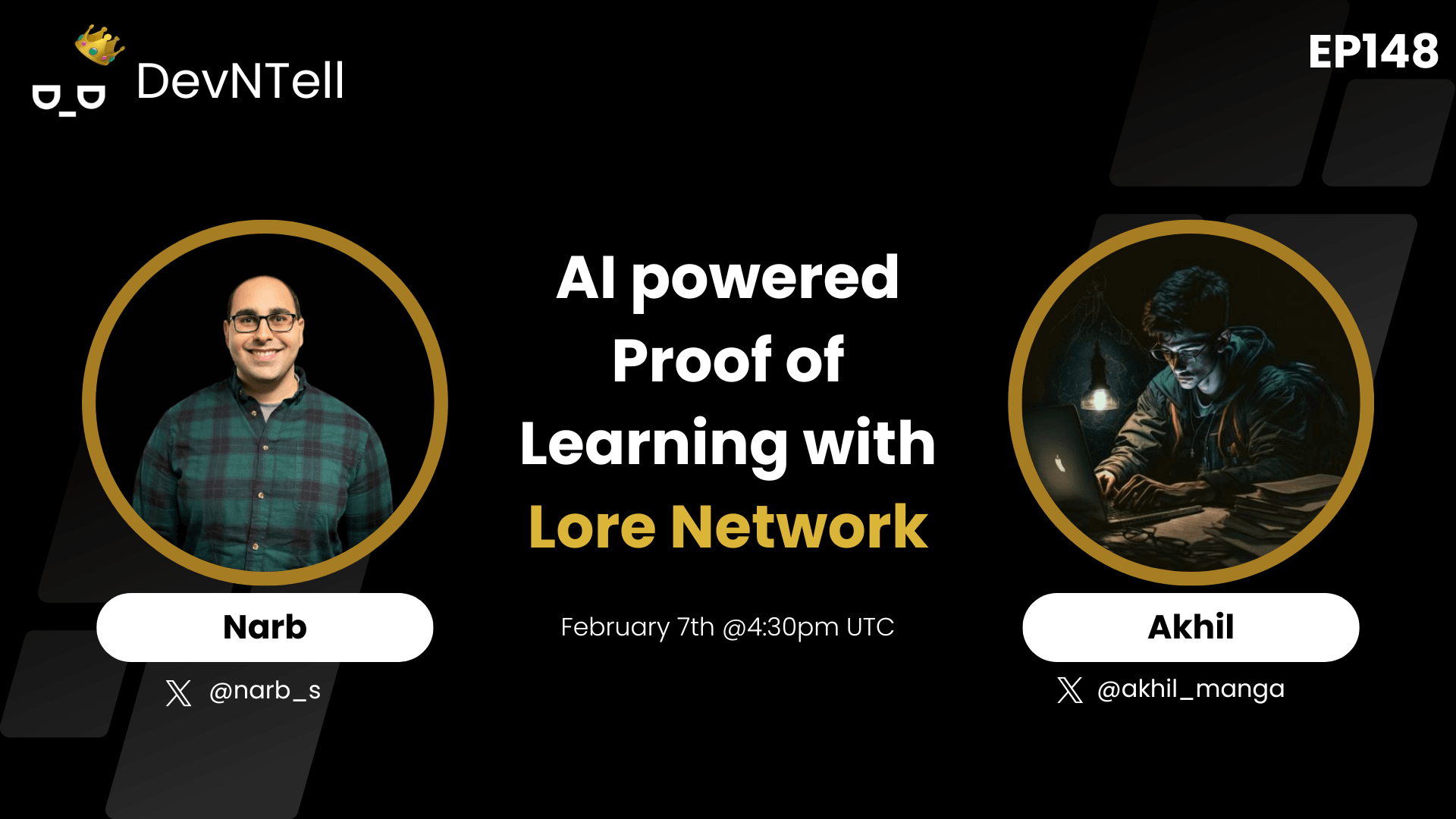 DevNTell - AI Powered Proof of Learning with Lore Network coverart