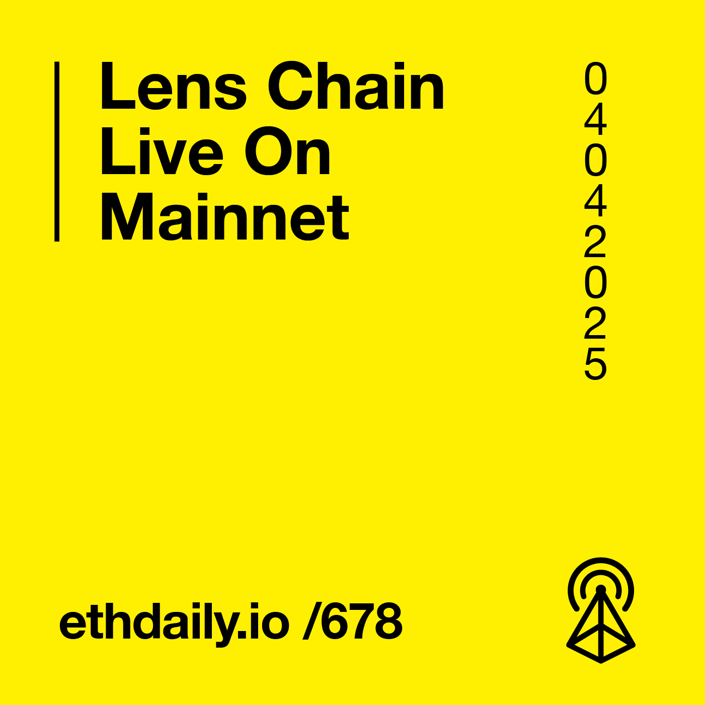 Lens Chain Live On Mainnet coverart