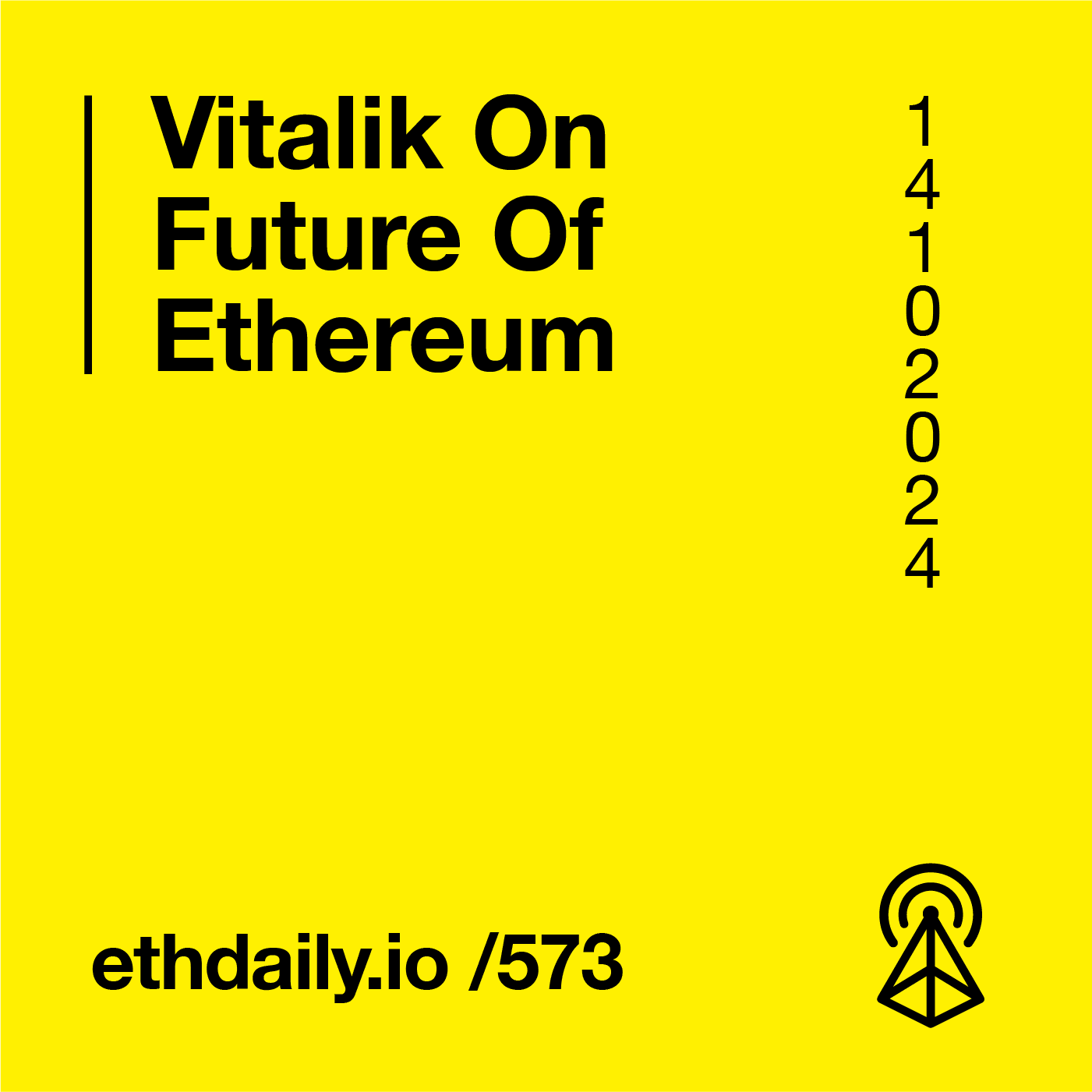 Vitalik On The Future Of Ethereum coverart
