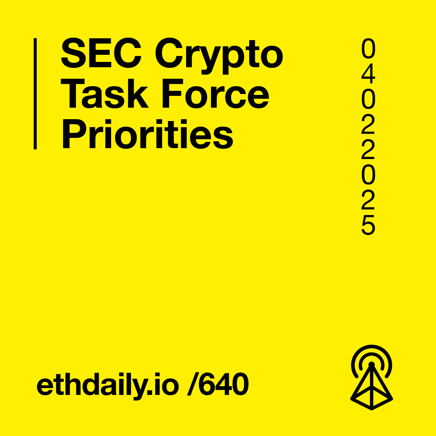 SEC Crypto Task Force Priorities coverart