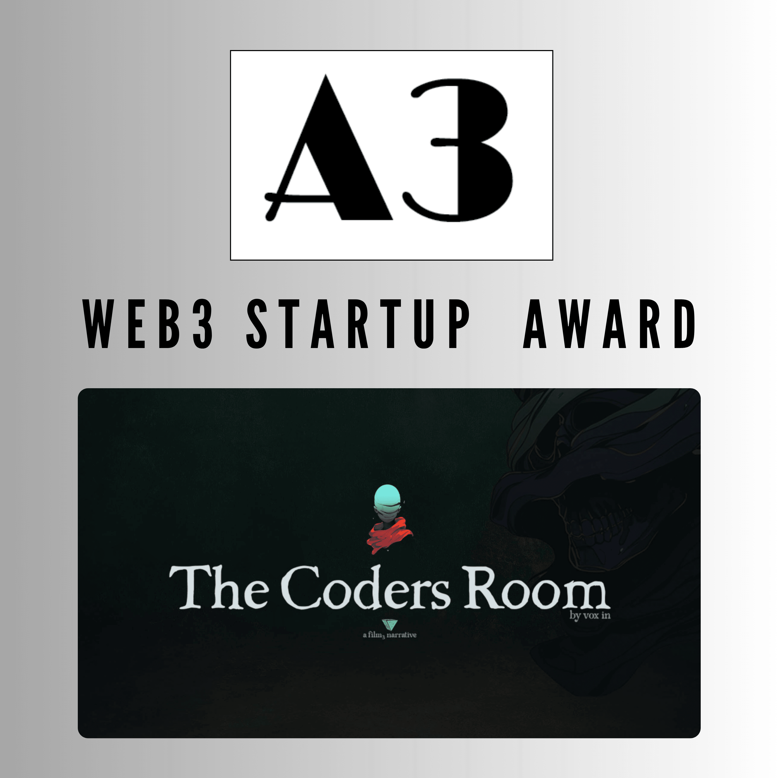 Arts3 Foundation Web3 Startup Award coverart