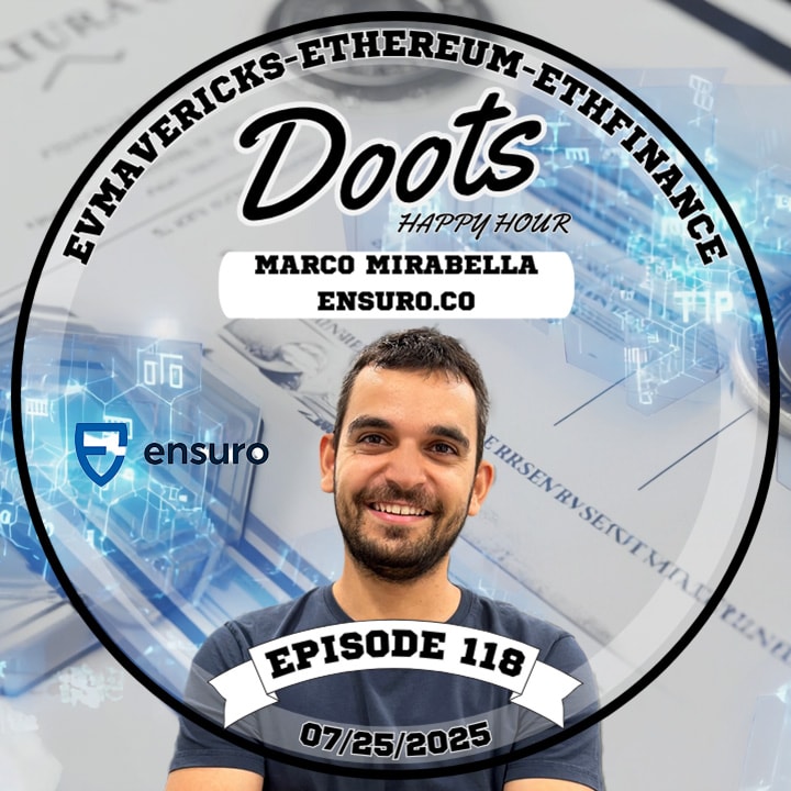 #118 -Jul 25 - Marco Mirabella - Ensuro.co coverart