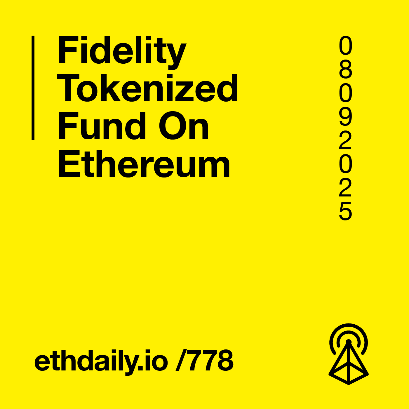 Fidelity Tokenized Fund On Ethereum coverart