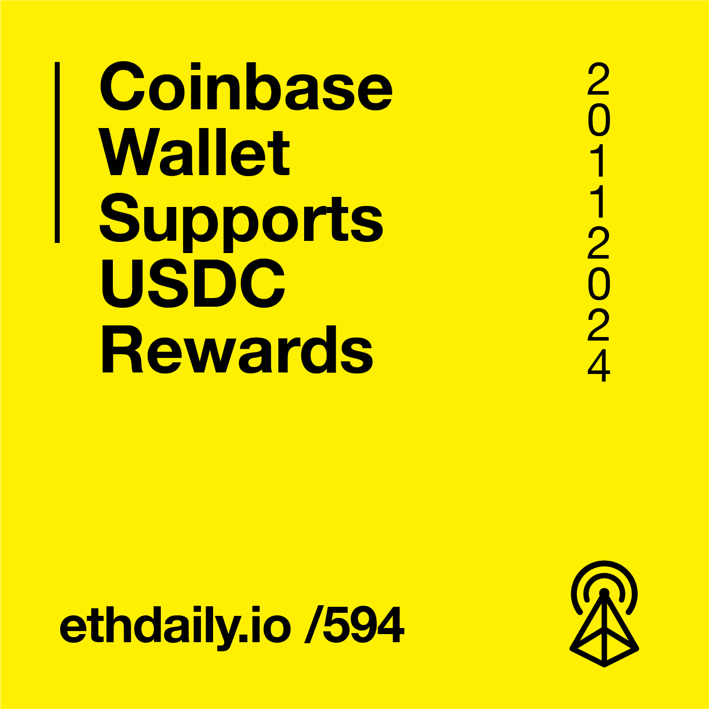 Coinbase Wallet Supports USDC Rewards coverart