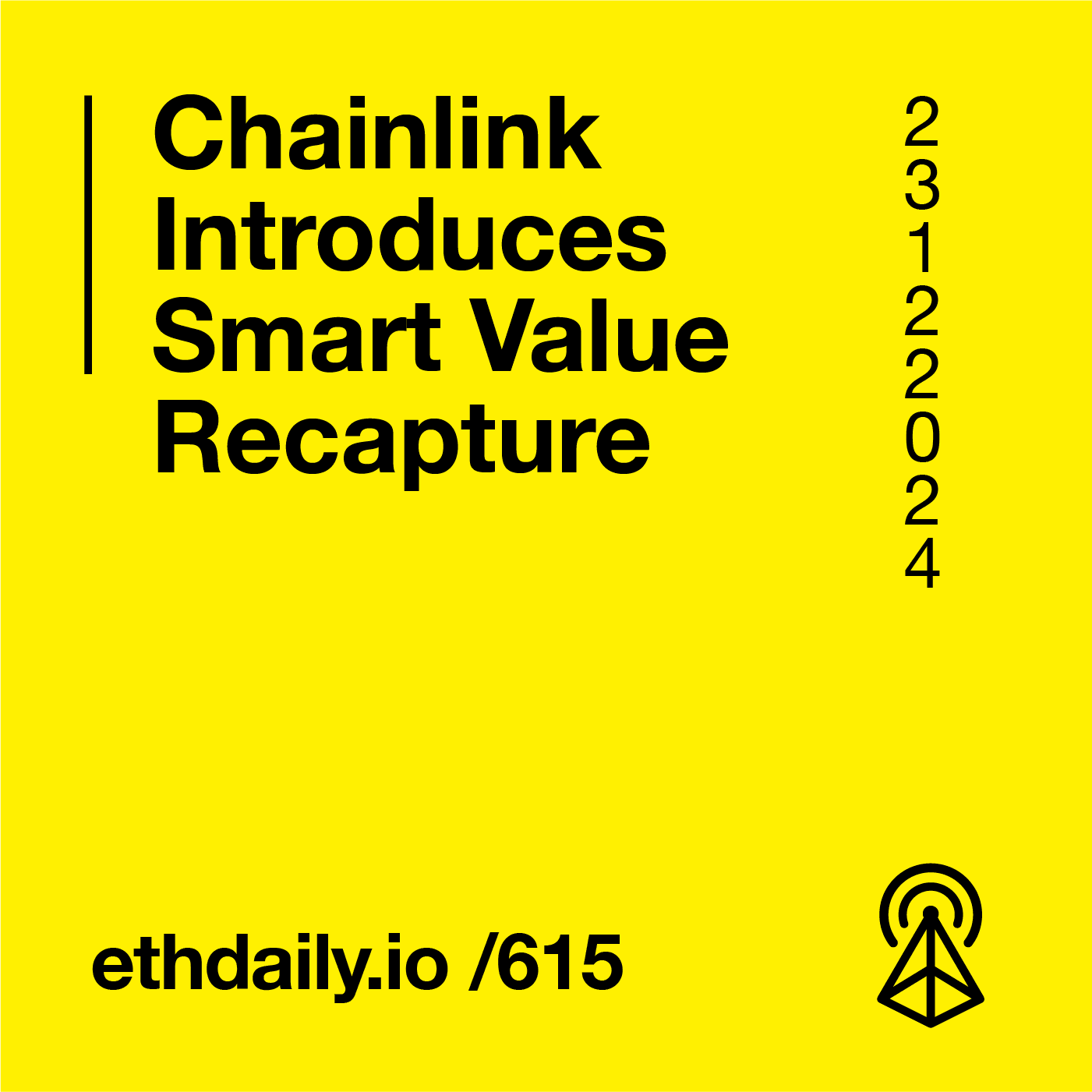 Chainlink Introduces Smart Value Recapture coverart