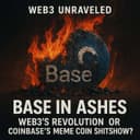 artwork for Base in Ashes - Web3’s Revolution or Coinbase’s Meme Coin Shitshow?