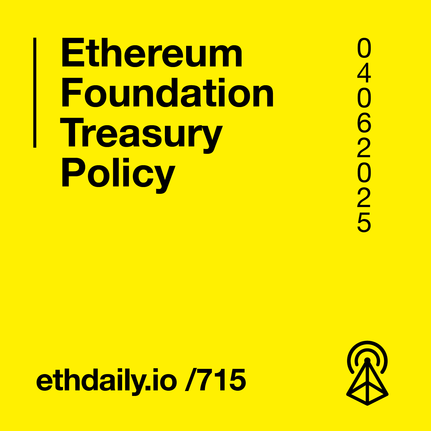 Ethereum Foundation Treasury Policy coverart