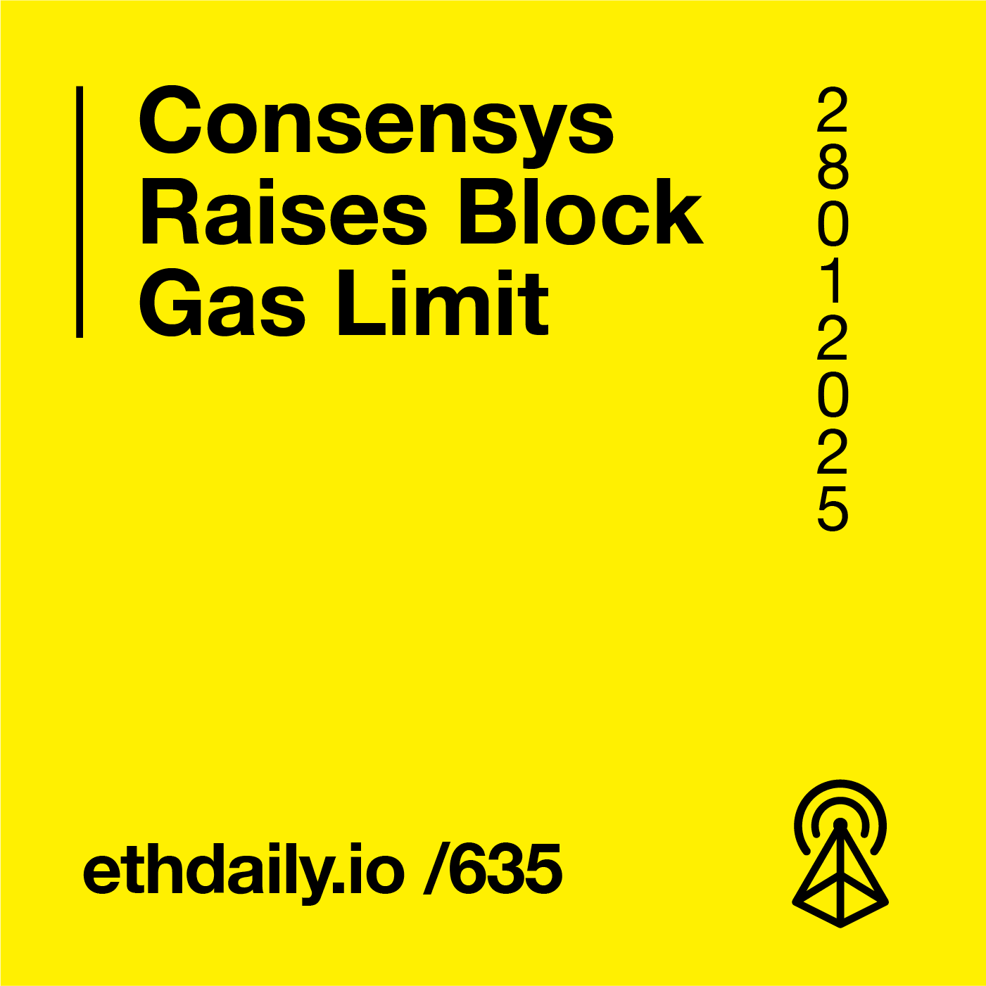 Consensys Raises Block Gas Limit coverart