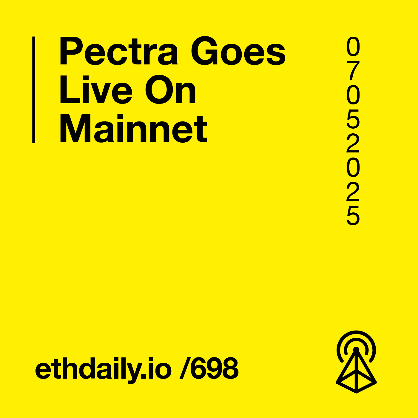 Pectra Goes Live On Mainnet coverart