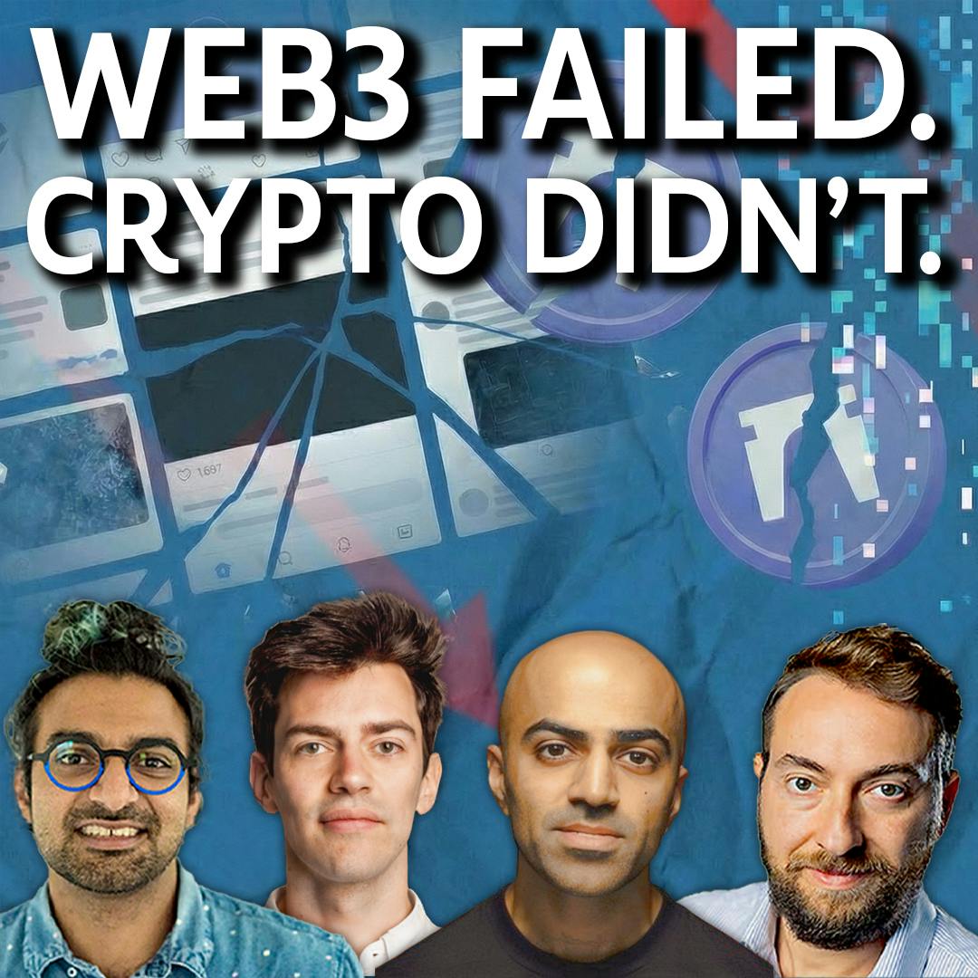 The Chopping Block: Web3 Dies, L1 Valuations Clash & Crypto Burnout - Ep. 977 coverart
