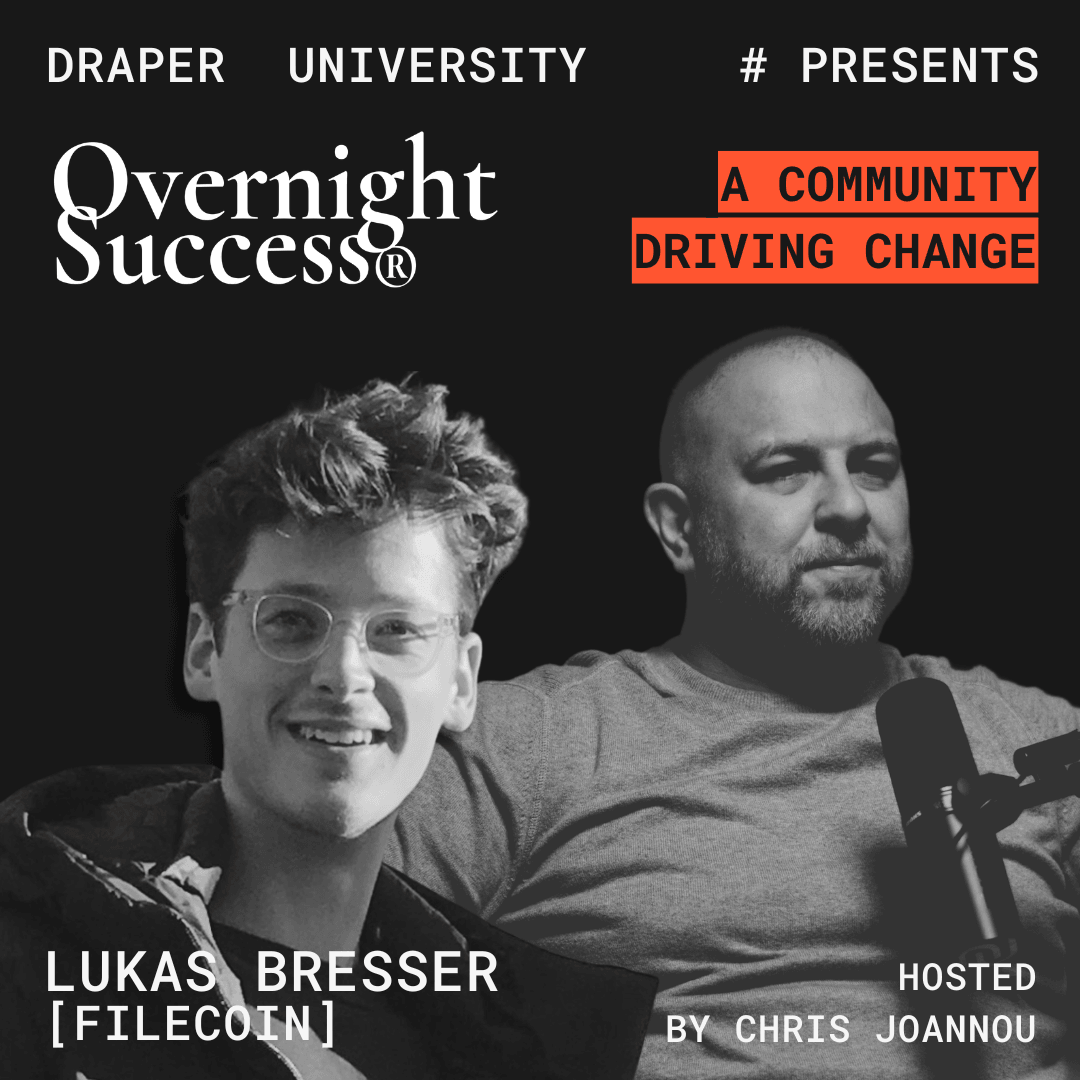 The Story of Filecoin and a Community Driving Change with Lukas Bresser coverart
