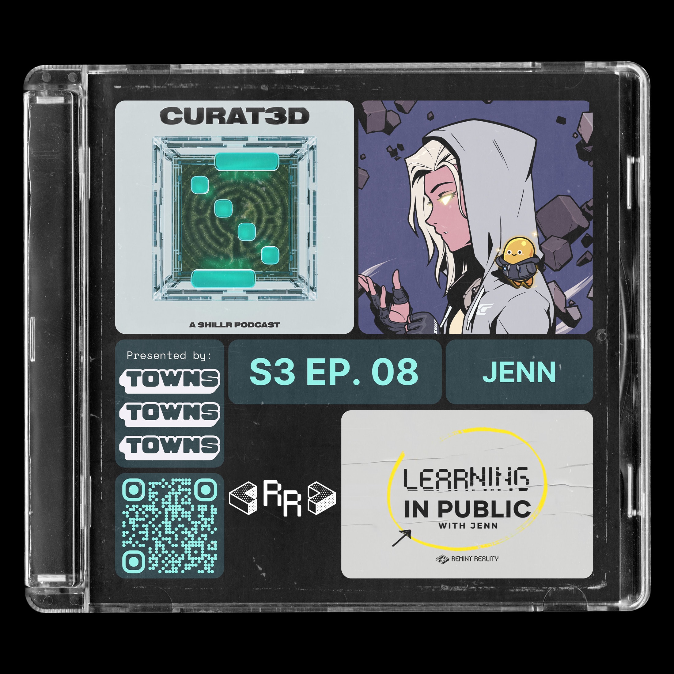 CURAT3D: DJenn - Redefining Media and Storytelling in the Age of AI and Crypto coverart