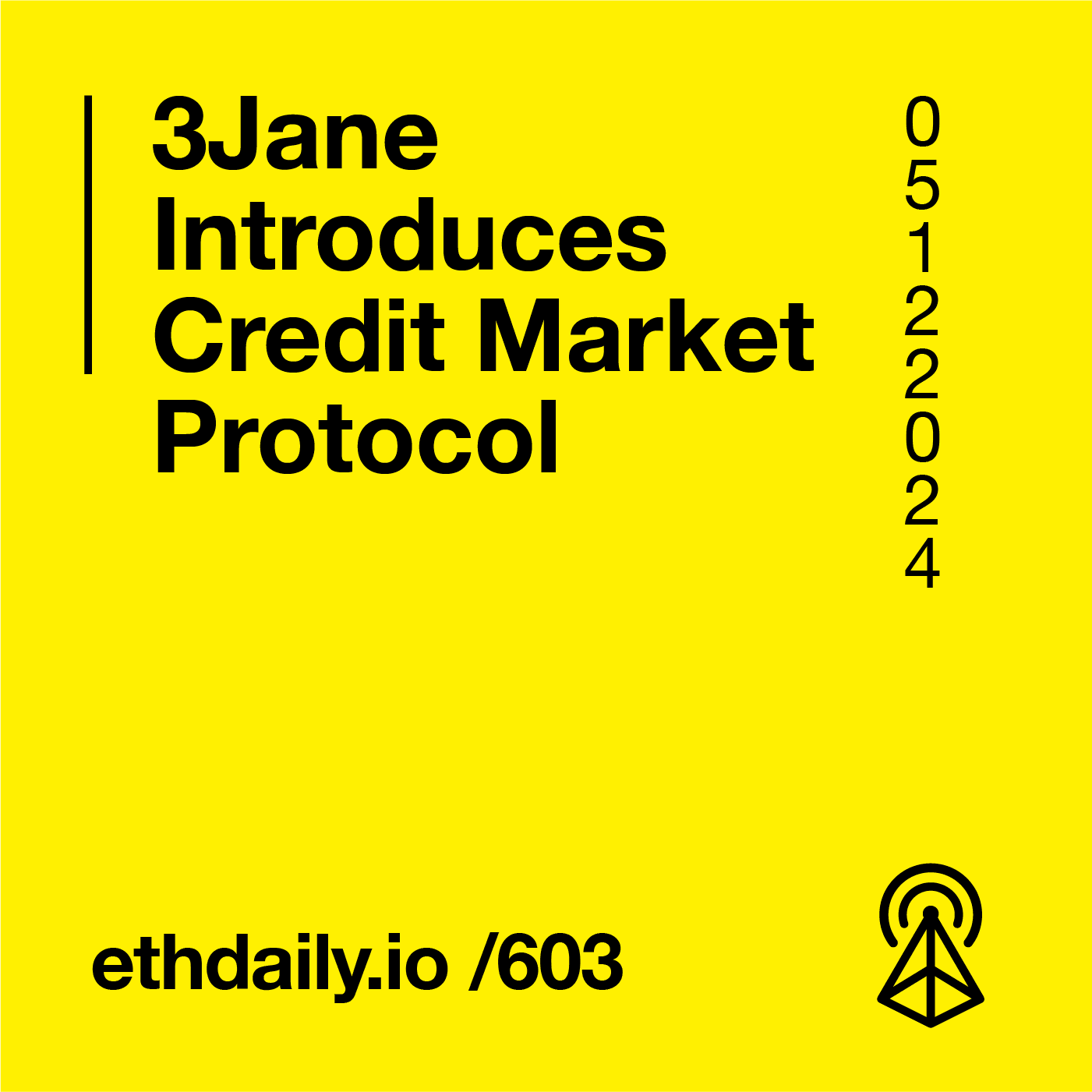 3Jane Introduces A Credit Market Protocol coverart