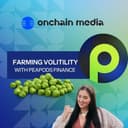 artwork for Onchain Media Episode #013 with Peapods Finance | Farming Volatility | Hosted by Rachel Onchain