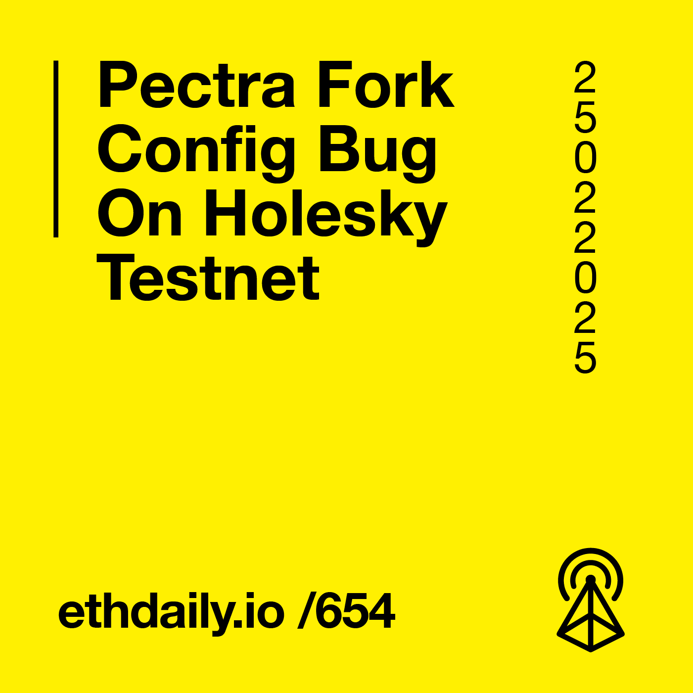 Pectra Fork Config Bug On Holesky Testnet coverart
