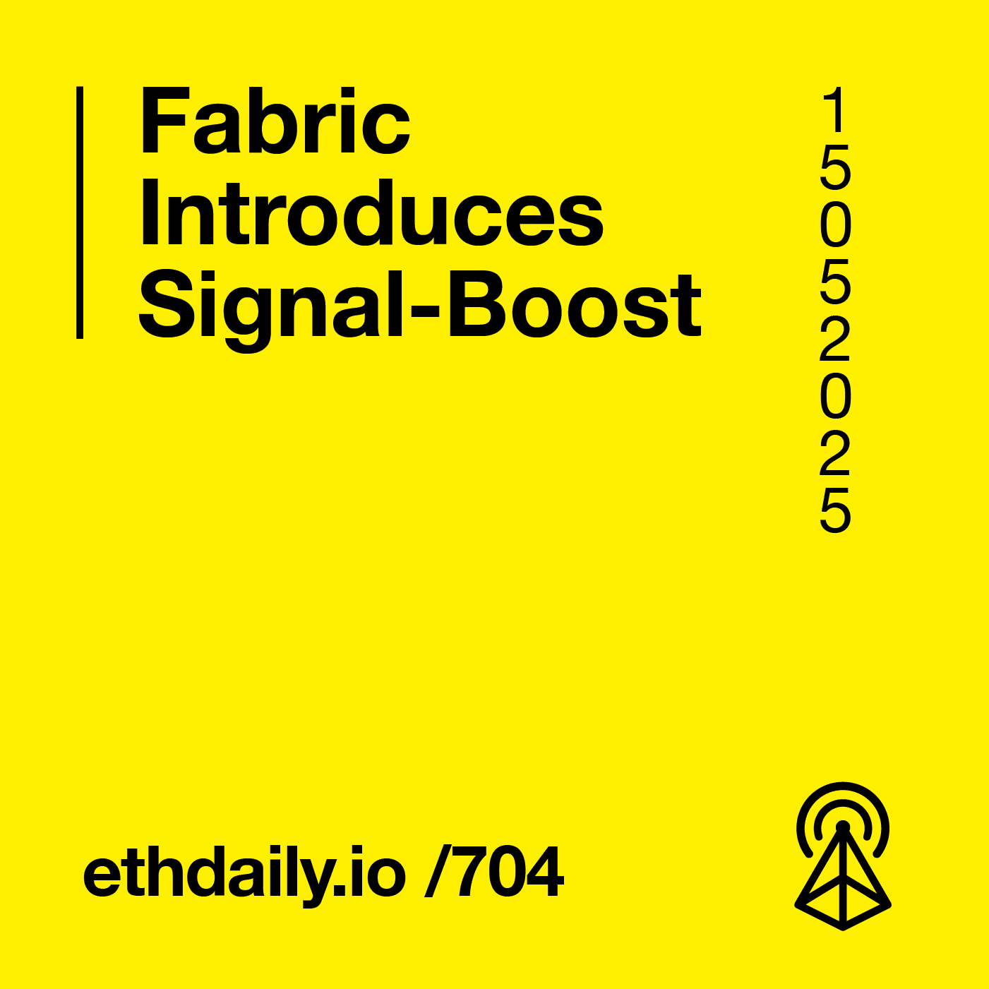 Fabric Introduces Signal-Boost coverart