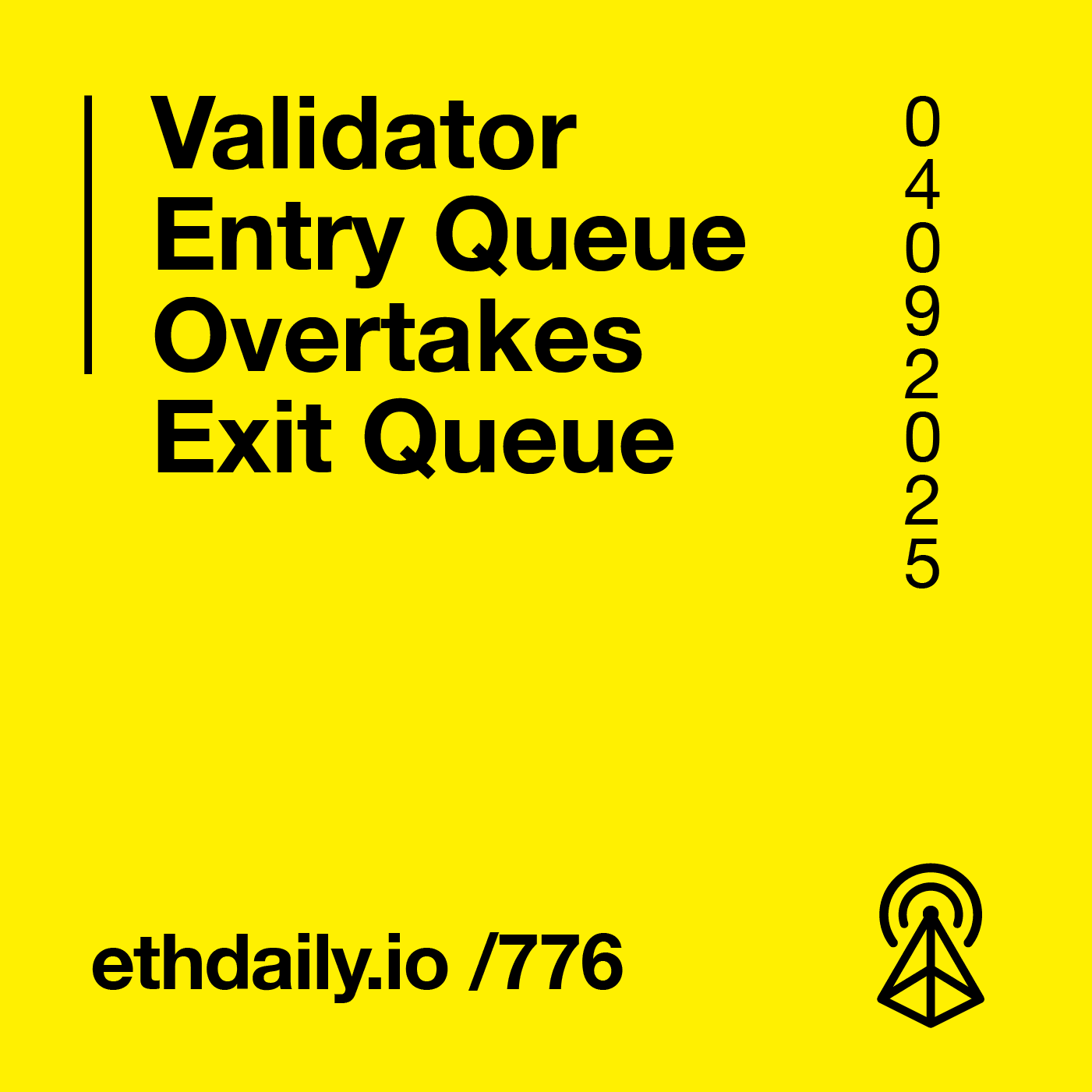 Validator Entry Queue Overtakes Exit Queue coverart