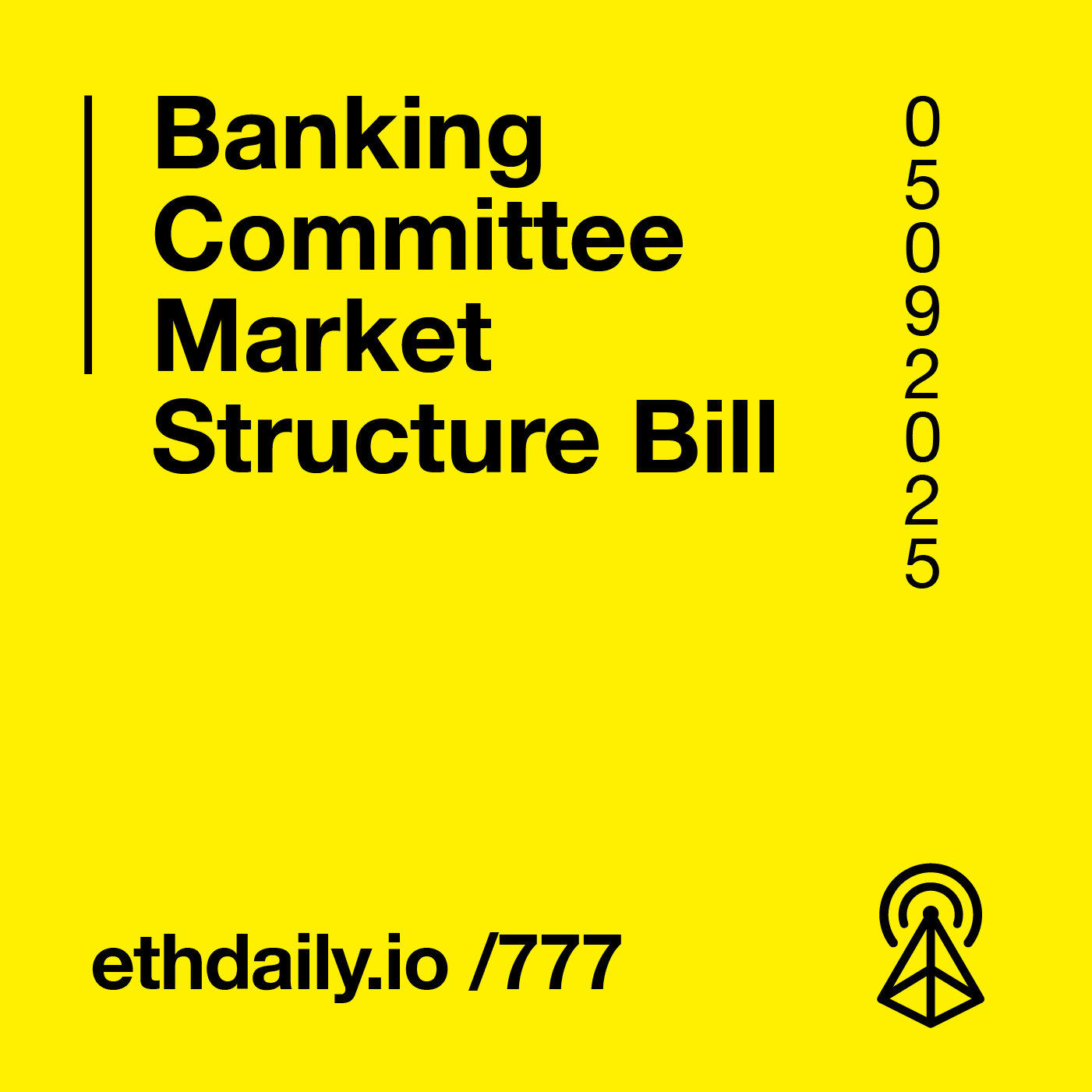 Banking Committee Market Structure Bill coverart