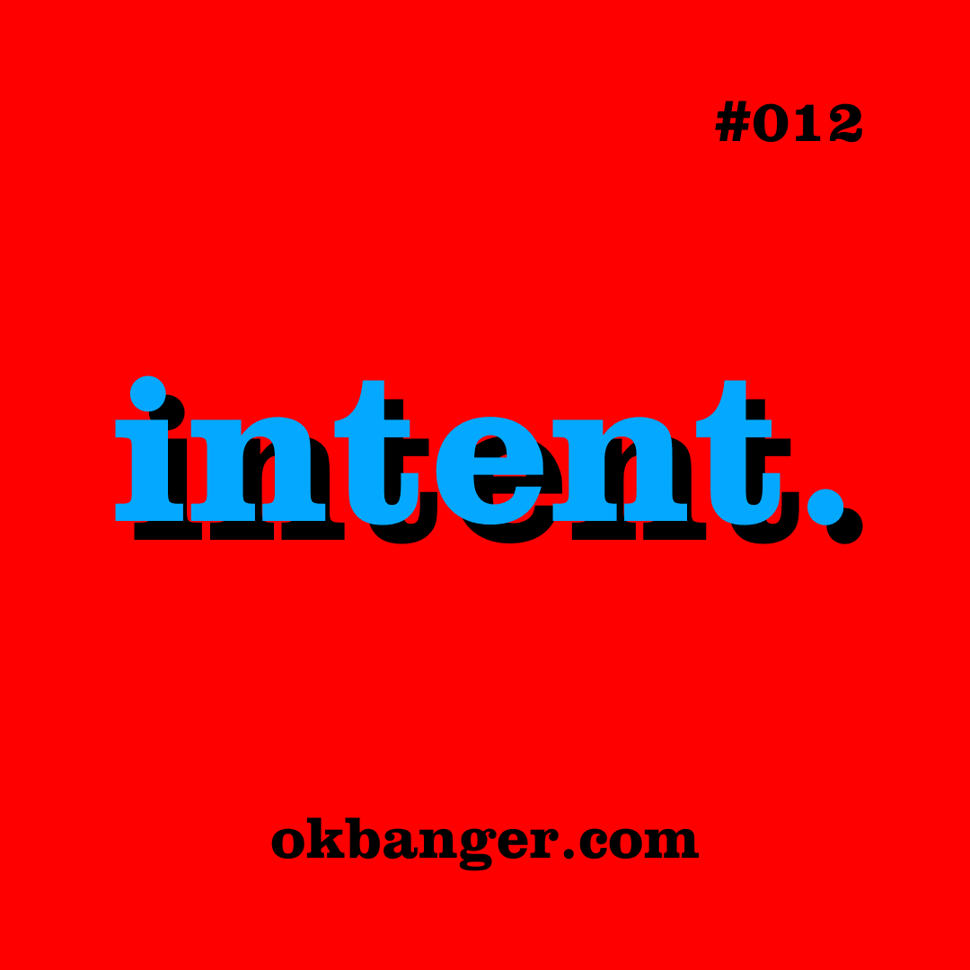 012 - intent. coverart