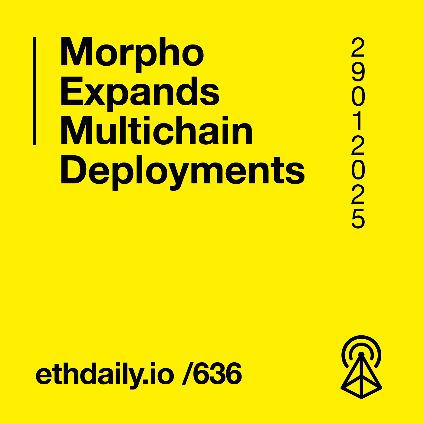 Morpho Expands Multichain Deployments coverart