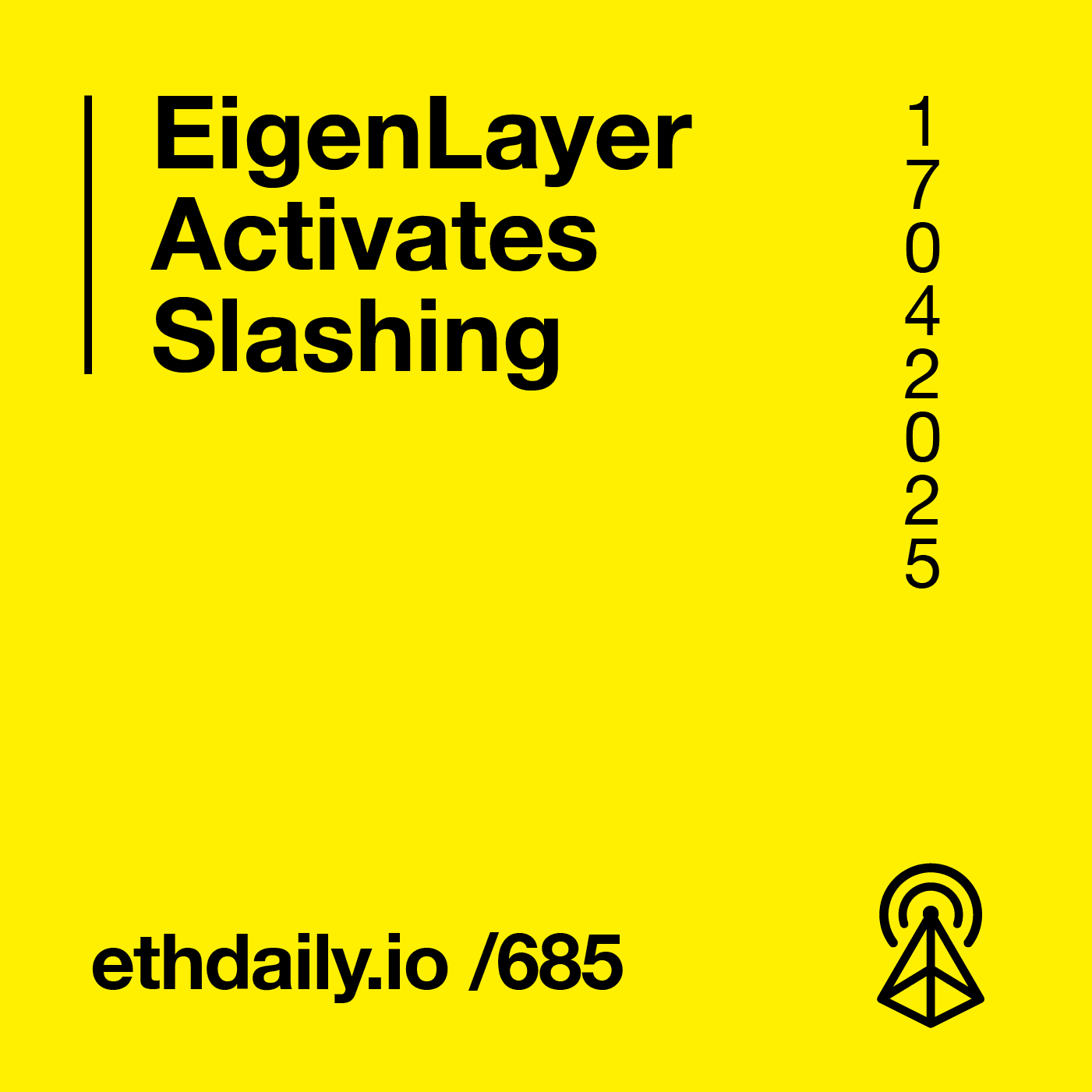 EigenLayer Activates Slashing coverart