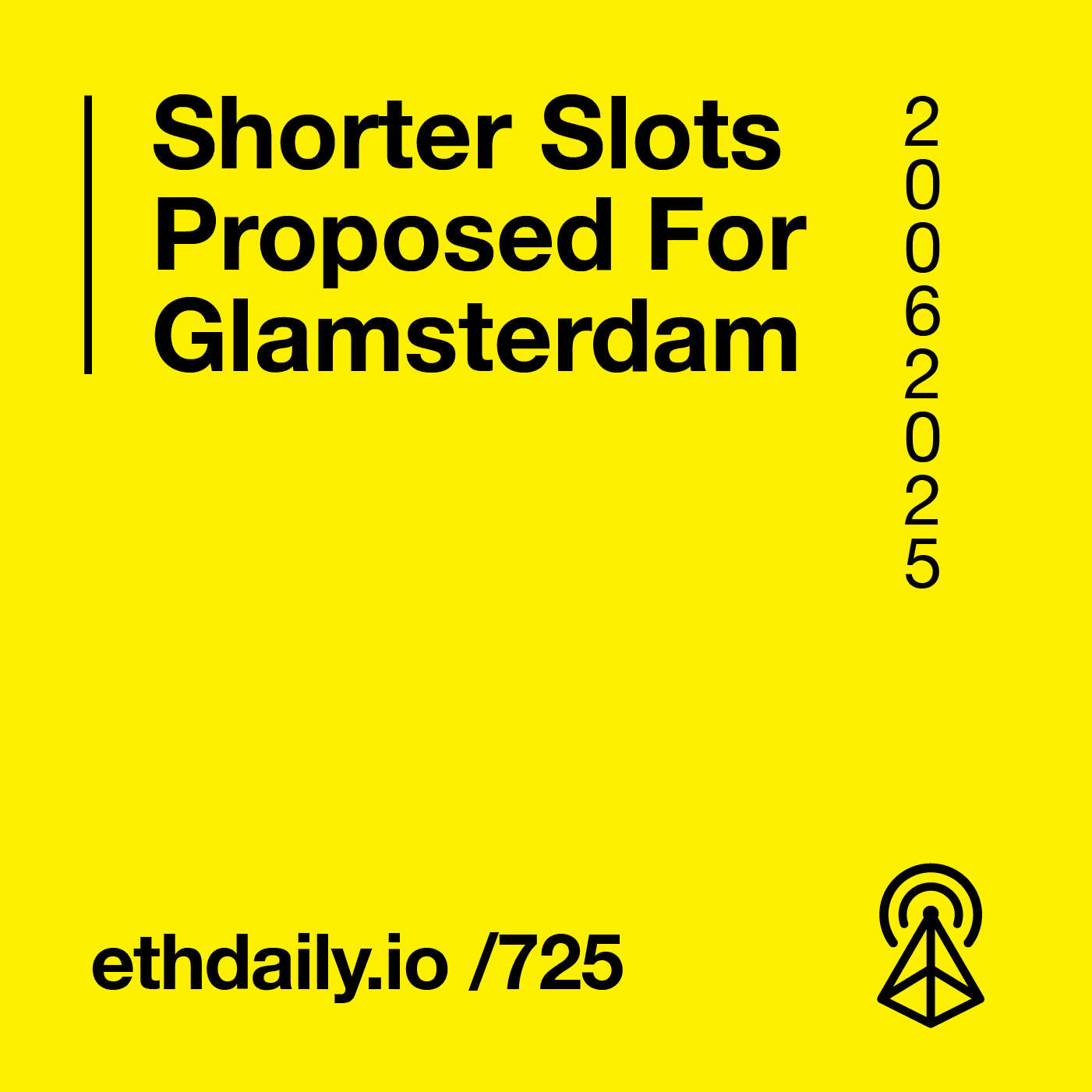 Shorter Slots Proposed For Glamsterdam coverart